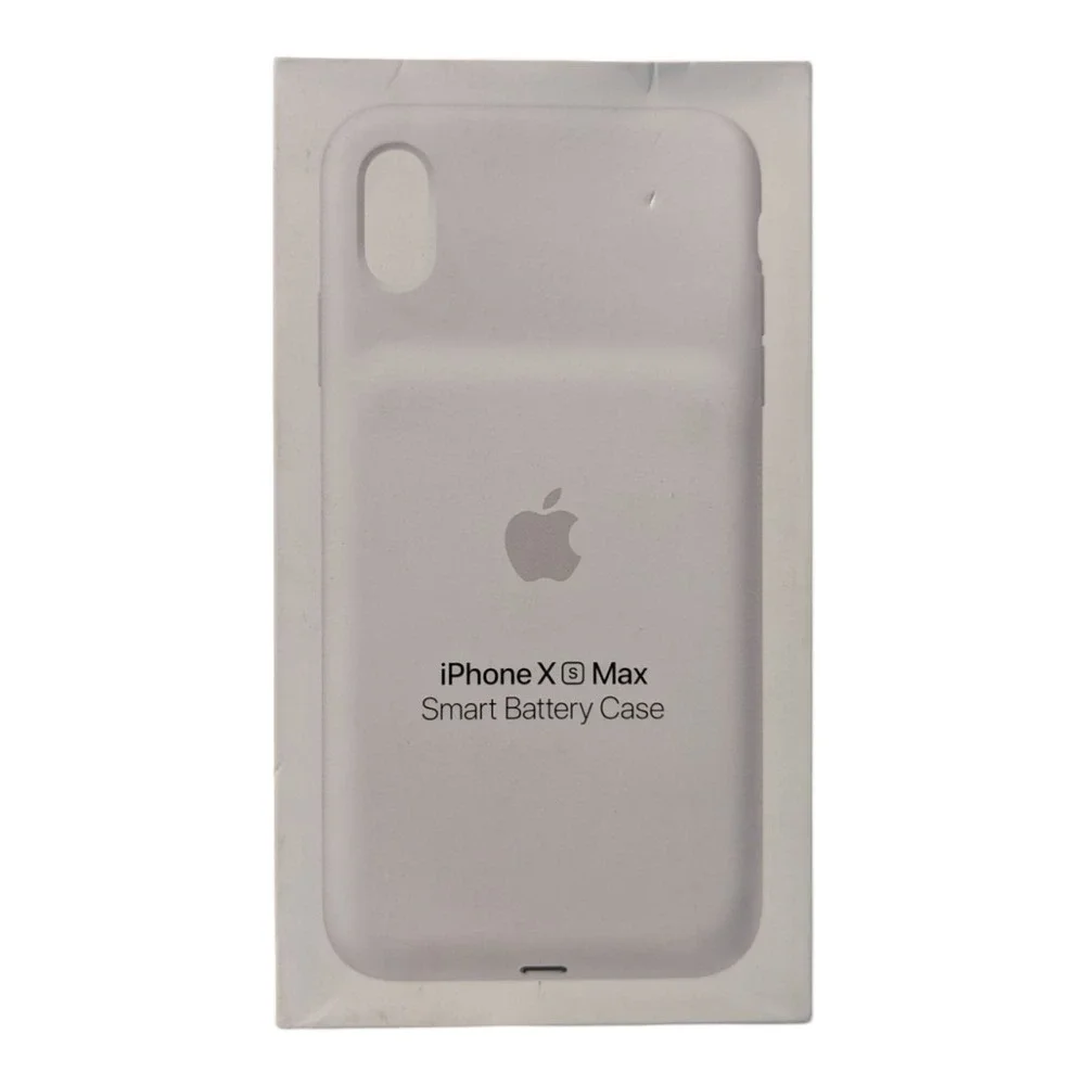 Oo8P‎ Apple iPhone XS Max Smart Battery Case - White **Parts Only